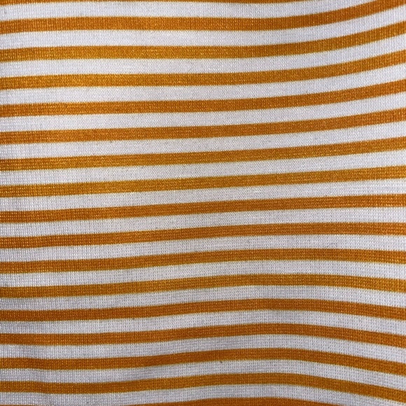 Spaghetti strap mini dress from Zara, Size L, Yellow and white stripes - Picture 2 of 2